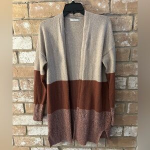 Staccato Two-Tone Open Cardigan